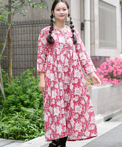 チチカカ |Shanti Shanti ディンティブロックワンピース【WEB限定】