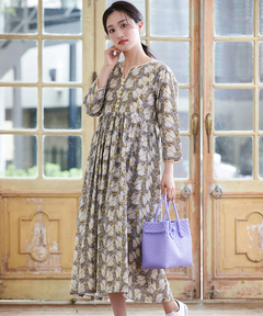 チチカカ |Shanti Shanti ディンティブロックワンピース【WEB限定】