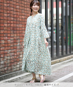 チチカカ |Shanti Shanti ディンティブロックワンピース【WEB限定】