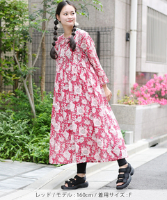 チチカカ |Shanti Shanti ディンティブロックワンピース【WEB限定】