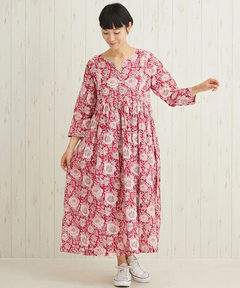 チチカカ |Shanti Shanti ディンティブロックワンピース【WEB限定】