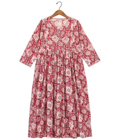 チチカカ |Shanti Shanti ディンティブロックワンピース【WEB限定】