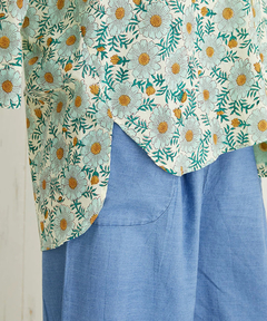 チチカカ |Shanti Shanti ディンティブロックシャツ【WEB限定】