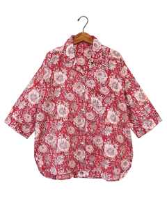 チチカカ |Shanti Shanti ディンティブロックシャツ【WEB限定】