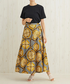 チチカカ |Shanti Shanti アフリカンプレーンラップスカート【WEB限定】