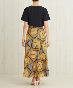 チチカカ |Shanti Shanti アフリカンプレーンラップスカート【WEB限定】