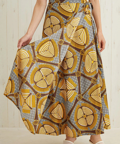 チチカカ |Shanti Shanti アフリカンプレーンラップスカート【WEB限定】