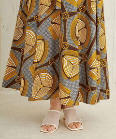 チチカカ |Shanti Shanti アフリカンプレーンラップスカート【WEB限定】