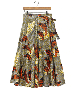 チチカカ |Shanti Shanti アフリカンプレーンラップスカート【WEB限定】