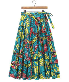 チチカカ |Shanti Shanti アフリカンプレーンラップスカート【WEB限定】