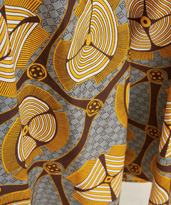 チチカカ |Shanti Shanti アフリカンプレーンラップスカート【WEB限定】