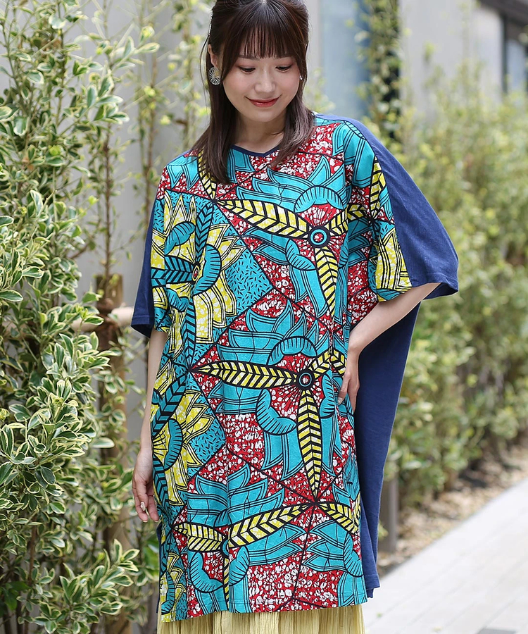 チチカカ |Shanti Shanti アフリカンカットソーチュニック【WEB限定】