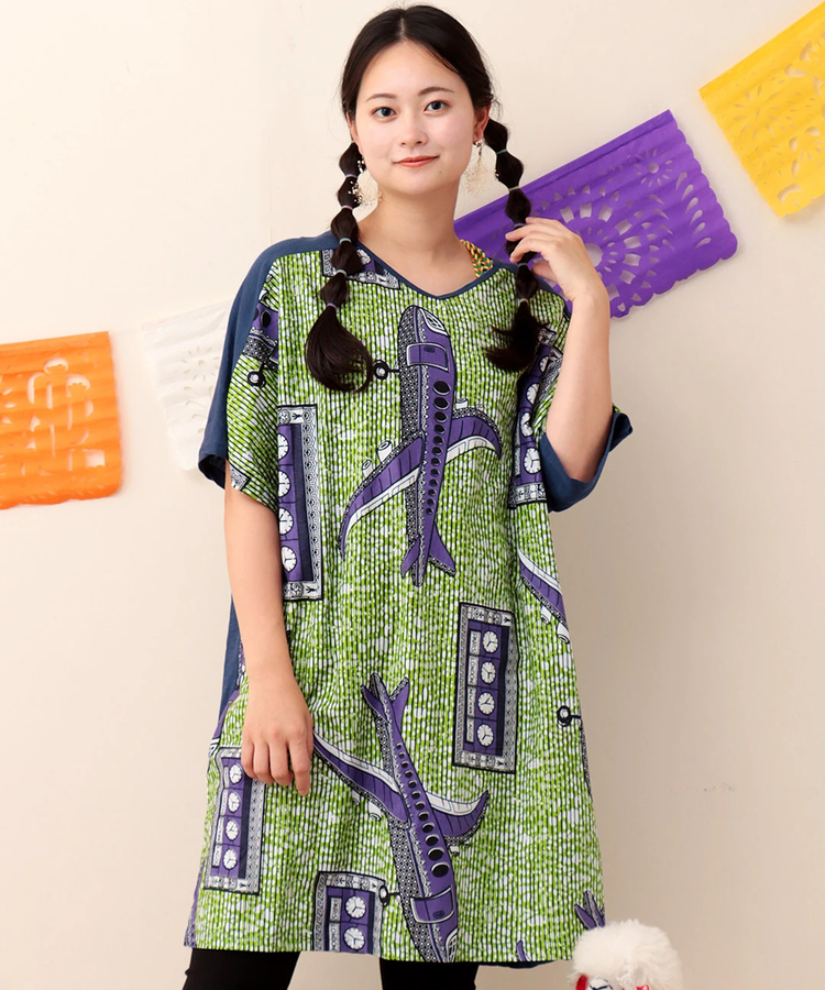 チチカカ |Shanti Shanti アフリカンカットソーチュニック【WEB限定】