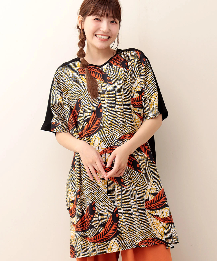 チチカカ |Shanti Shanti アフリカンカットソーチュニック【WEB限定】