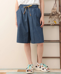チチカカ |Shanti Shanti アフリカンデニムハーフパンツ【WEB限定】