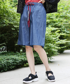 チチカカ |Shanti Shanti アフリカンデニムハーフパンツ【WEB限定】