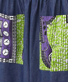 チチカカ |Shanti Shanti アフリカンデニムハーフパンツ【WEB限定】