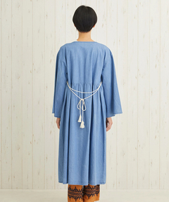 チチカカ |Shanti Shanti 刺繍デニムロングカーディガン【WEB限定】