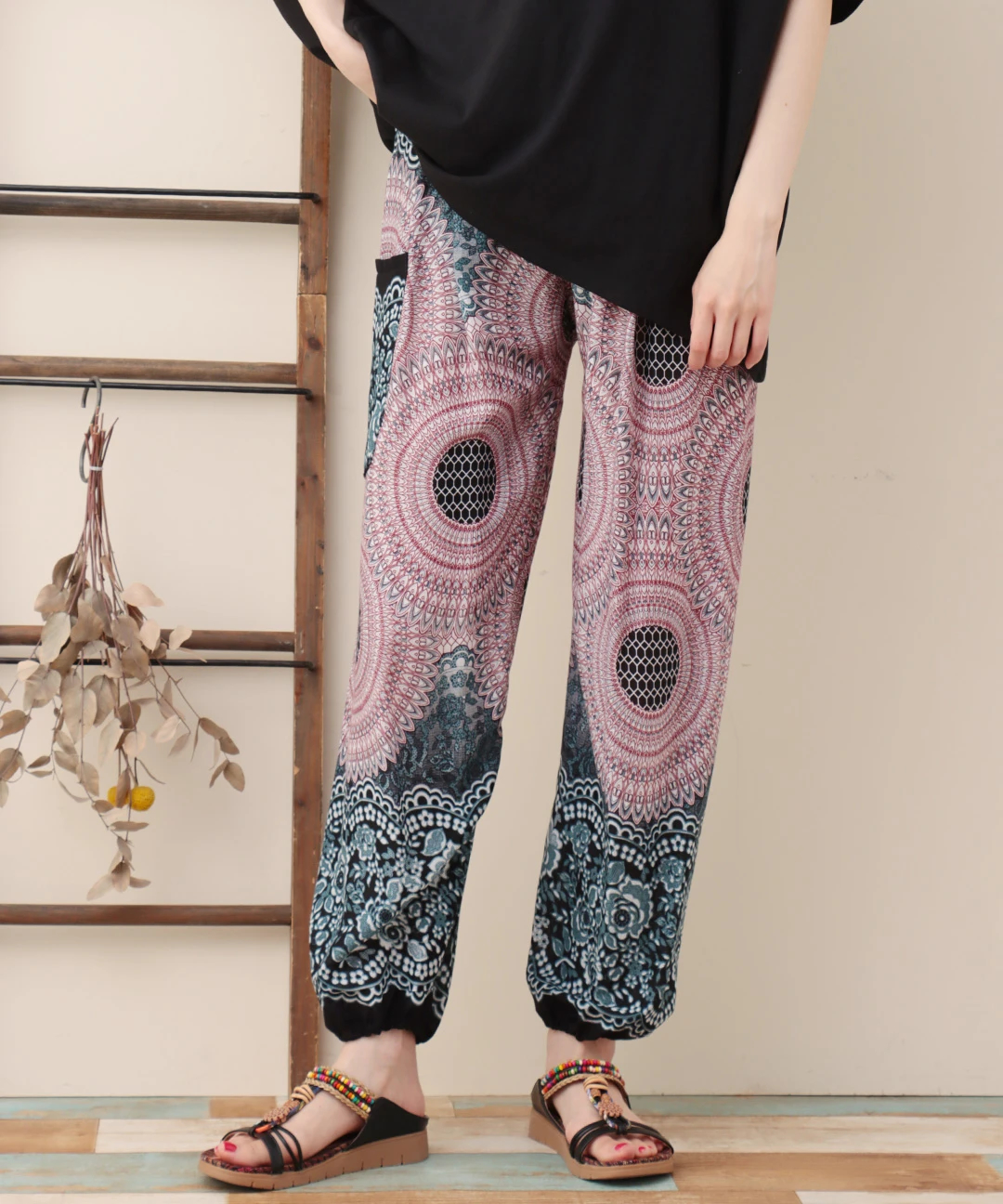 エスニック　カナ生地　ロングパンツ　注文品 81gNTIhKJKL._UF350,350_QL80_.jpg