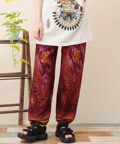 チチカカ |レーヨン総柄エスニックパンツ【WEB限定】