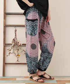 チチカカ |レーヨン総柄エスニックパンツ【WEB限定】