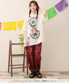 チチカカ |レーヨン総柄エスニックパンツ【WEB限定】