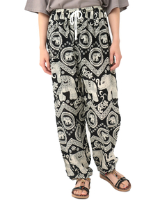 チチカカ |レーヨン総柄エスニックパンツ【WEB限定】