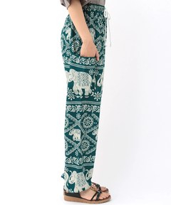 チチカカ |レーヨン総柄エスニックパンツ【WEB限定】
