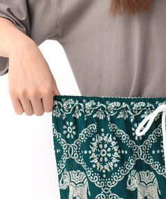 チチカカ |レーヨン総柄エスニックパンツ【WEB限定】