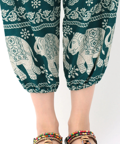 チチカカ |レーヨン総柄エスニックパンツ【WEB限定】