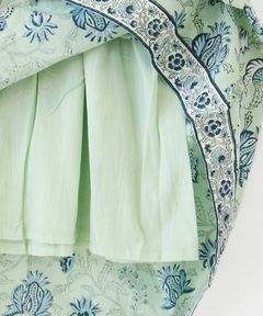 チチカカ |Shanti Shanti ブロックプリントディンティ ノースリーブワンピース【WEB限定】