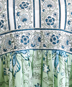 チチカカ |Shanti Shanti ブロックプリントディンティワンピース【WEB限定】