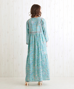 チチカカ |Shanti Shanti ブロックプリントディンティ ワンピース【WEB限定】