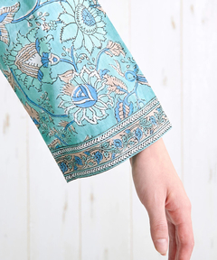 チチカカ |Shanti Shanti ブロックプリントディンティ ワンピース【WEB限定】