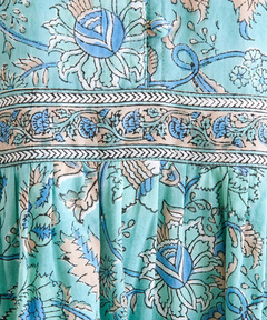 チチカカ |Shanti Shanti ブロックプリントディンティ ワンピース【WEB限定】