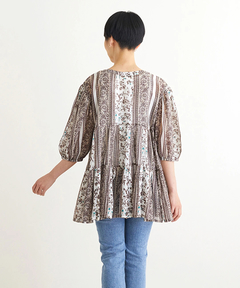 チチカカ |Shanti Shanti フラワーペイズリーブラウス【WEB限定】