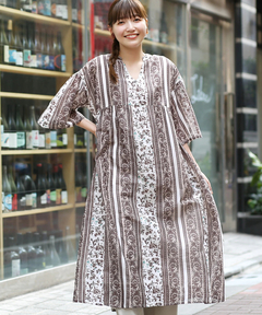 チチカカ |Shanti Shanti フラワーペイズリーワンピース【WEB限定】