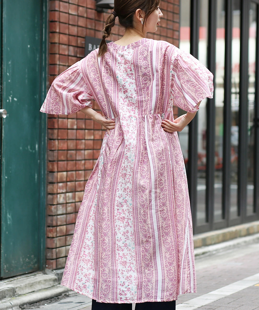 TMC 【Shanti Shanti】ワンピース フラワーペイズリー Shanti Shanti フラワーペイズリーワンピース【WEB限定