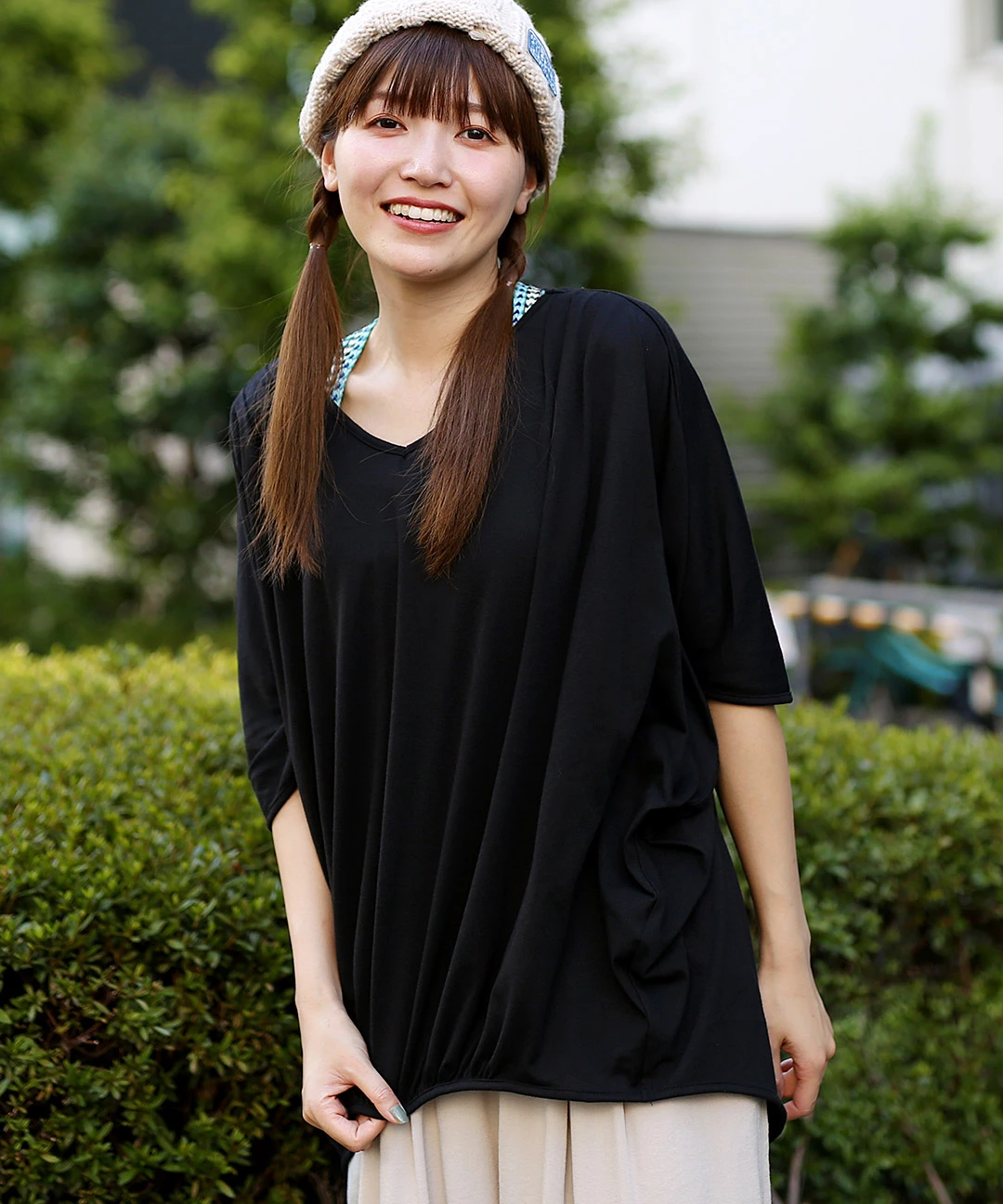 フラワー刺繍ドルマンチュニック / チュニック | エスニック