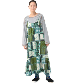 チチカカ |パッチワークプリントワンピース