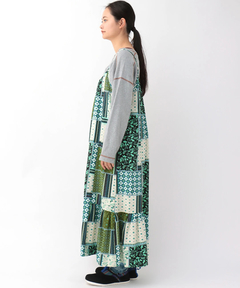 チチカカ |パッチワークプリントワンピース