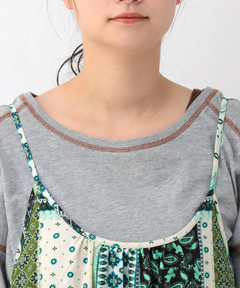 チチカカ |パッチワークプリントワンピース