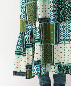 チチカカ |パッチワークプリントワンピース