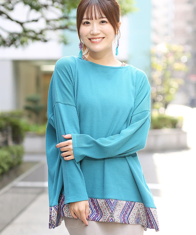 チチカカ |テレコポンチョプルオーバー