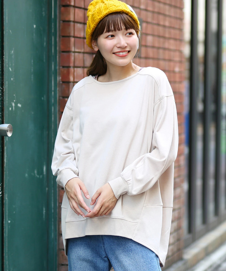 チチカカ |裏毛肩チロリープルオーバー