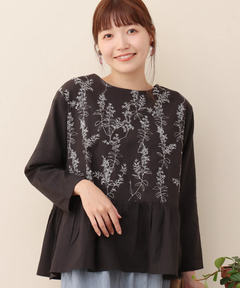 チチカカ |PORINA リーブス刺繍プルオーバー【WEB限定】
