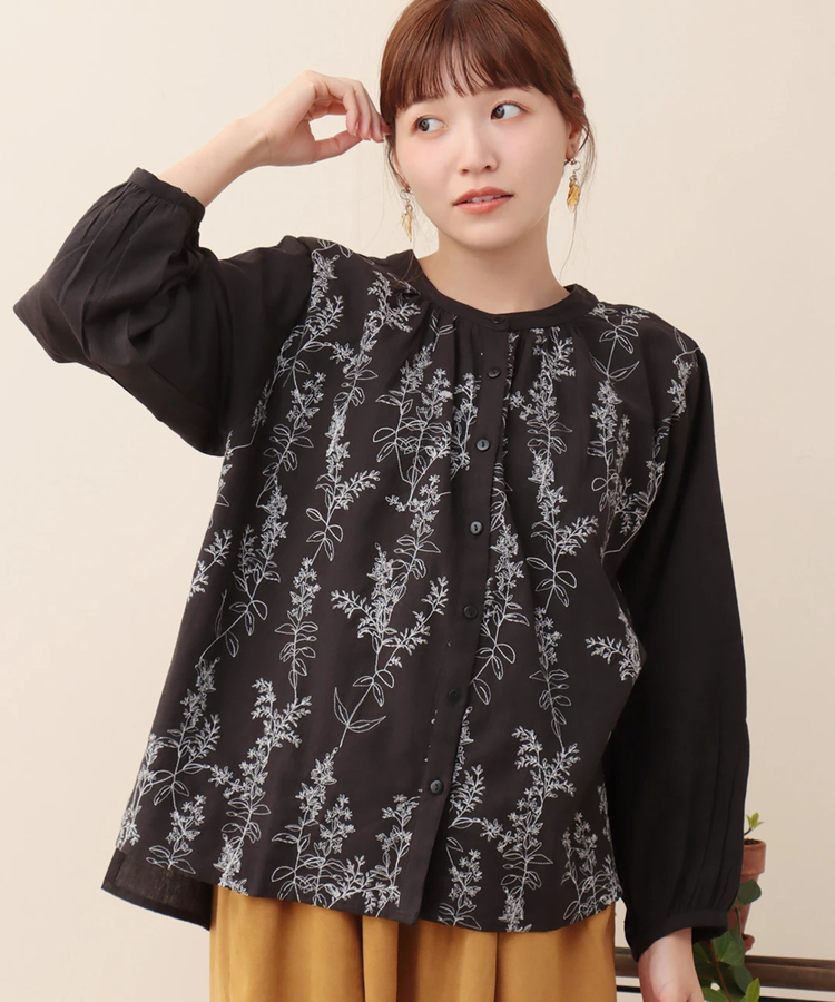 チチカカ |PORINA リーブス刺繍ブラウス【WEB限定】