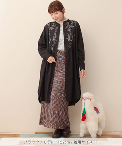 チチカカ |PORINA リーブス刺繍シャツワンピース【WEB限定】