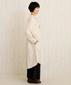 チチカカ |PORINA リーブス刺繍シャツワンピース【WEB限定】