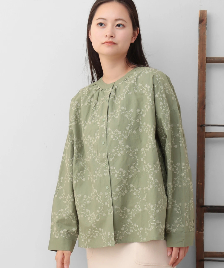 チチカカ |PORINA タイニーフラワー刺繍ブラウス【WEB限定】